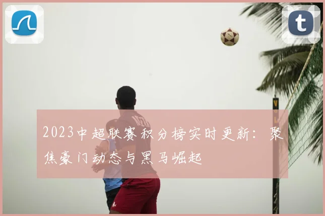 2023中超联赛积分榜实时更新：聚焦豪门动态与黑马崛起